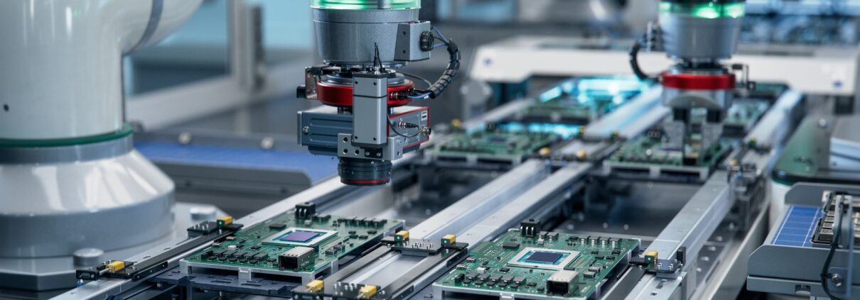 Industrie-Bedienpult mit Echtzeitanzeigen | Automatisierungslösungen
