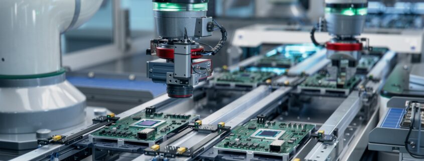 Industrie-Bedienpult mit Echtzeitanzeigen | Automatisierungslösungen