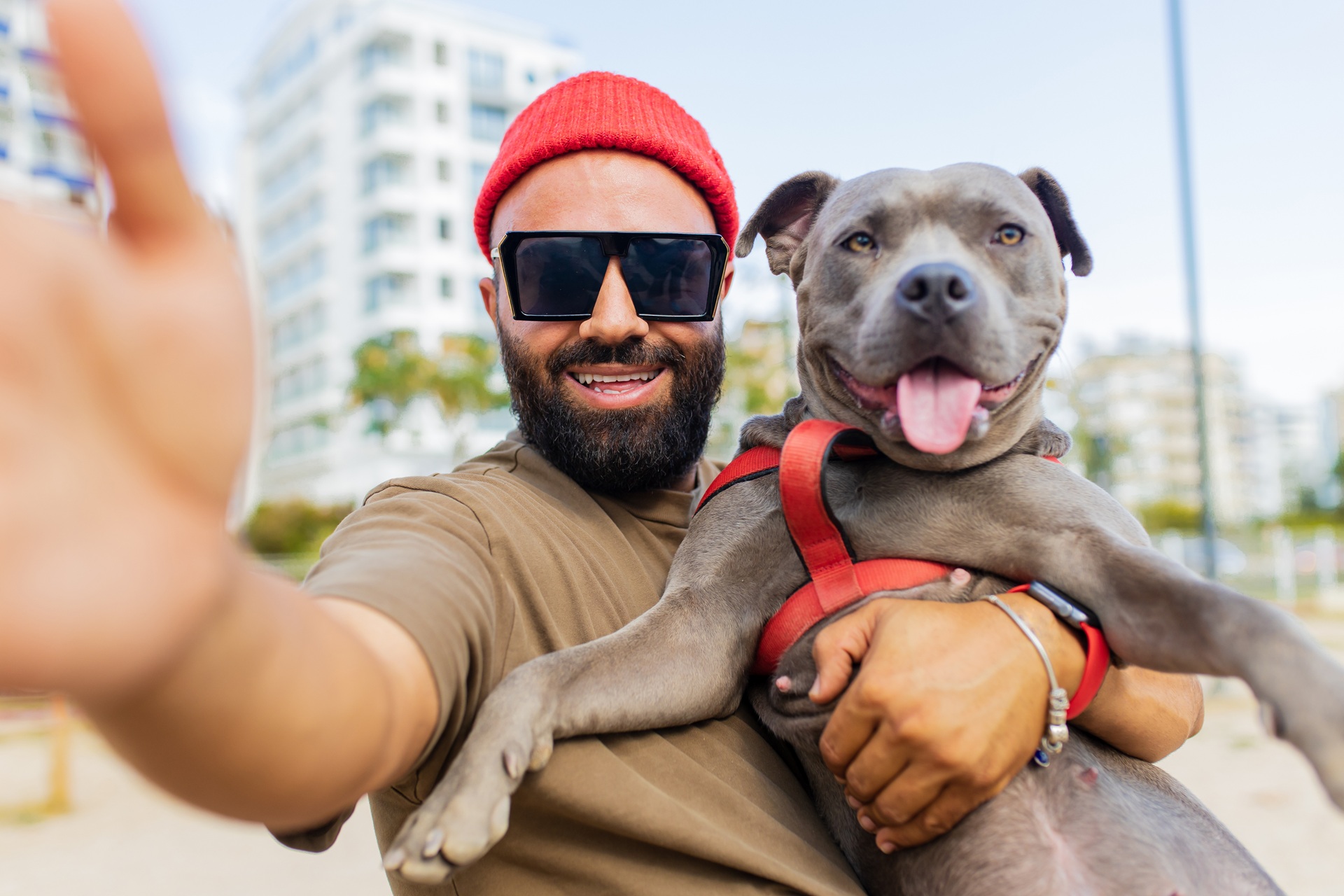Selfie mit Hund und Freude | Pernaturam